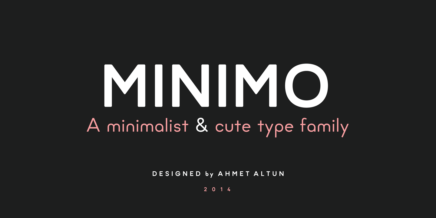 minimo font